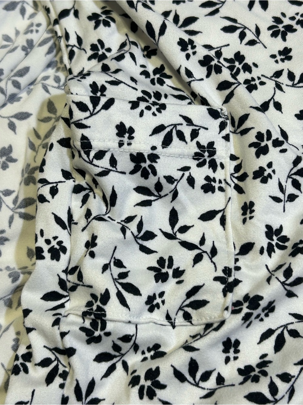 NWT White Birch Ivory Black Floral Sleeveless Dress Built-In Shorts Size S - Picture 9 of 11